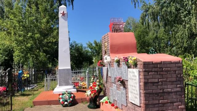 Братская могила воинов, умерших от ран в госпитале, Шатки