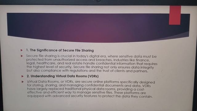 Mastering Secure File Sharing Your Comprehensive Guide to Virtual Data Rooms  Rajeev Technology