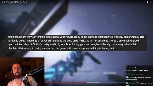 Is Armored Core 6 Too Easy? | Asmongold Reacts