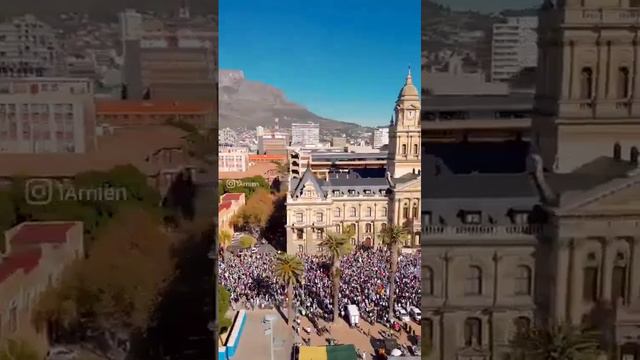 Срочно!Массовая акция  протеста  в знак солидарности с Палестиной прошла в Кейптауне!
ЮАР!