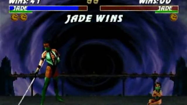 Ultimate Mortal Kombat 3 - Saturn - Jade - Babality