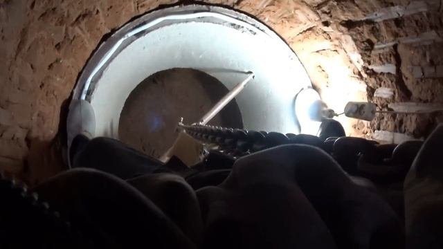 колодец 15 метров теперь с водой и с кольцами