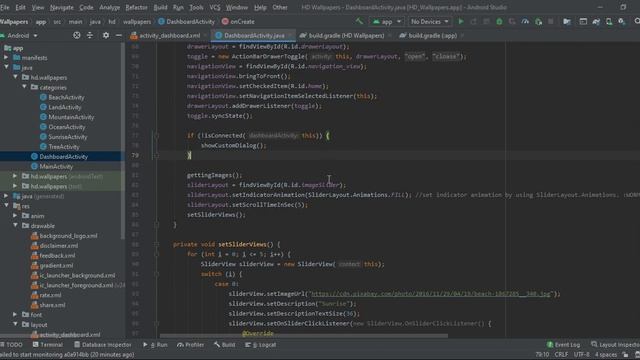 Wallpaper App in Android Studio | Part 7  - Loading Images in Android Studio| Android Tutorials
