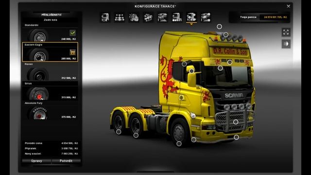 Euro Truck Simulator 2 Scania R  D.R Collin & Son skin
