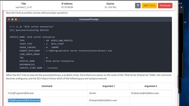 TryHackMe Windows Privilege Escalation Other quick Wins and Abusing Service Misconfigurations