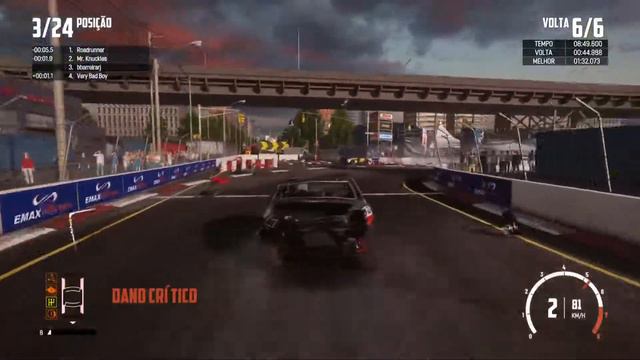 Wreckfest PS5 Carreira 4K 60 FPS