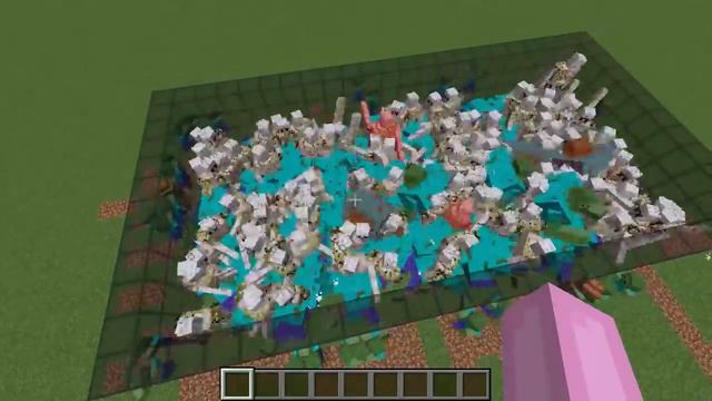 1000 mutant zombies vs super iron golem (which one will win?)