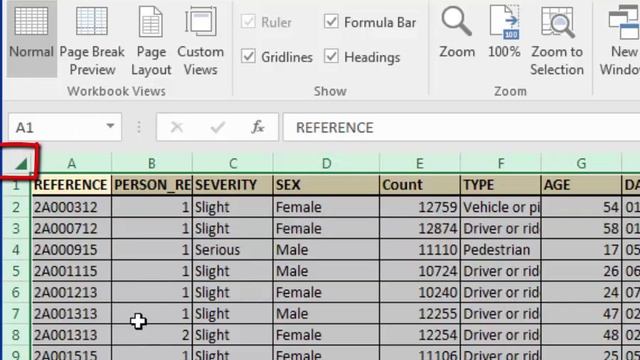 Quickly Resize All Columns in Excel - 1 Minute Master