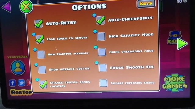 Как включить проценты возле прогресс бара в geometry dash |Geometry Dash