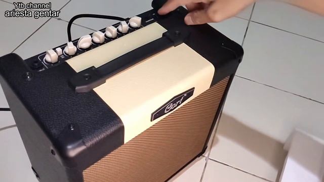 Unboxing  Review Speaker amplifier Cort CM15R
