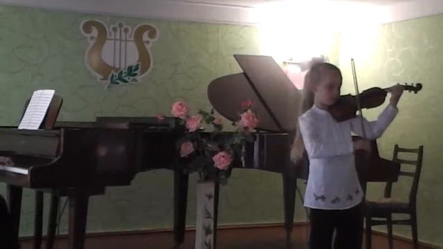 Маша Жаркова, 8 років, ДМШ №1, м. Н.Каховка. Л. Працюк, "Потанцюємо"
