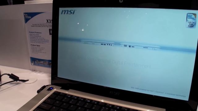 MSI X-Slim Series at CES 2010