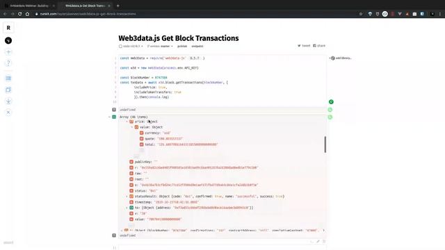 Amberdata Webinar: Building with Web3data.js