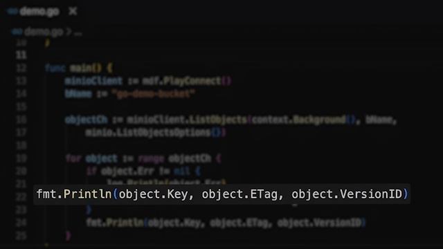 How To List Objects In MinIO Using Go