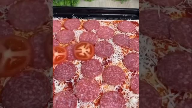 Рецепт ленивой пиццы 🍕