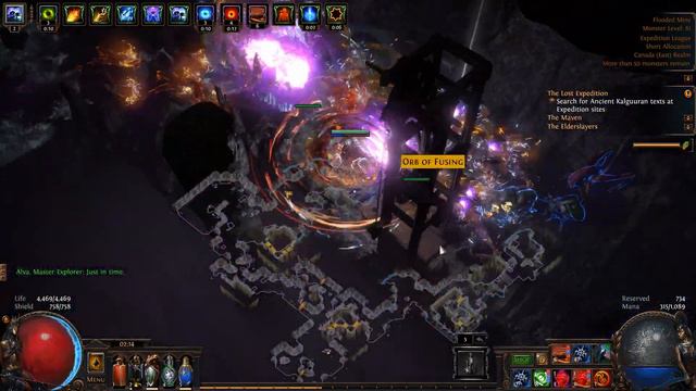 PoE - Divergent Frostblink Quality Stacker Build