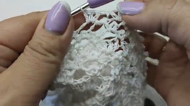 Простой летний берет крючком. 2 часть. (с 17 по 26 ряд) По описанию Julia Easy