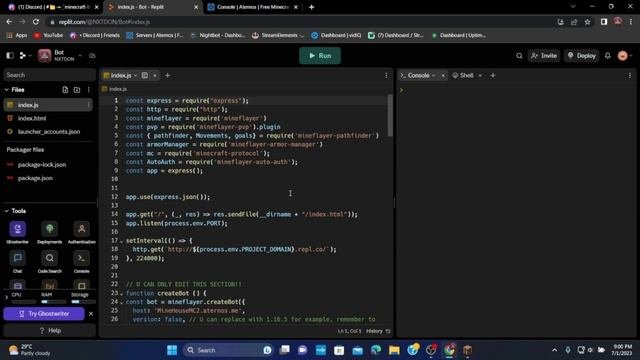 How To Add 24/7 Bot In Aternos Server | Easy Add Bot In SMP 101% Work