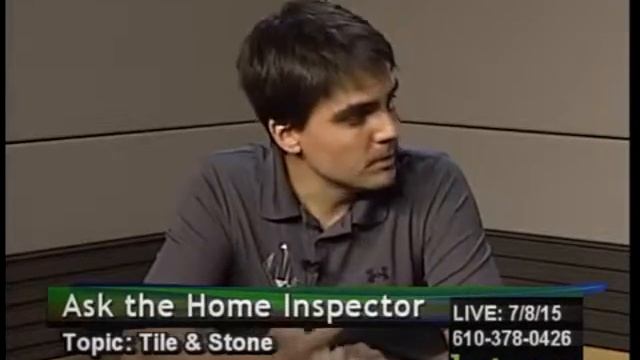 Ask The Home Inspector Guest: Malsnee Tile & Stone Inc.