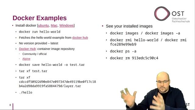 Distributed Systems Lecture - Containers and VMs