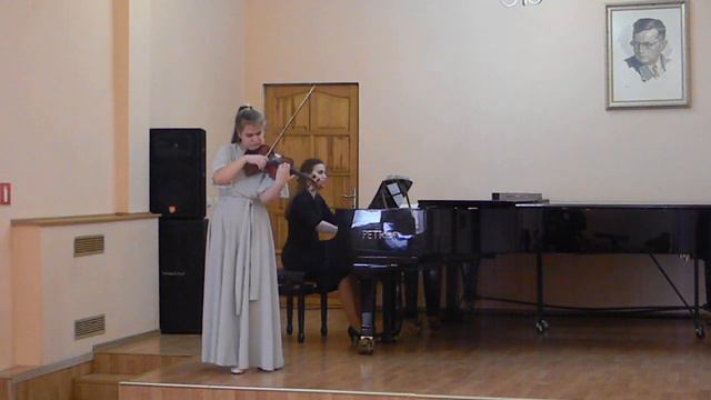 Ж.Массне "Размышление" исполняет Щербакова Алена