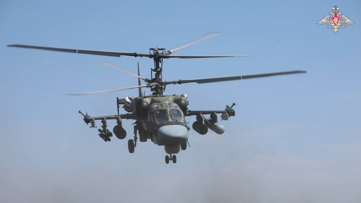 Экипаж вертолета Ка-52М поразил подразделения ВСУ