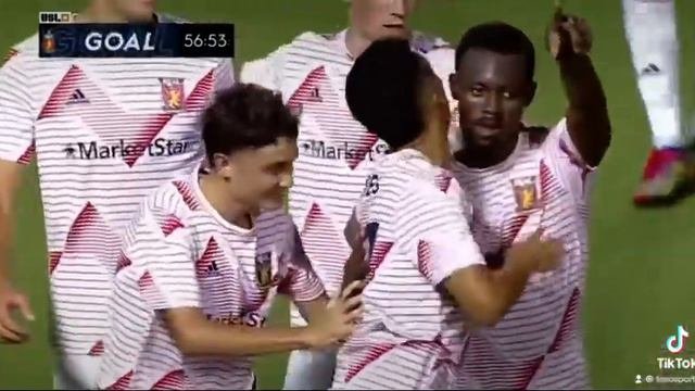 Le superbe but de Ibrahim BANCÉ avec le Real Monarchs contre San Antonio en D2 Américaine.