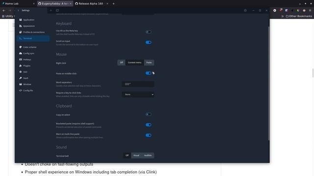 Tabby - An Open Source Terminal Emulator tool for the modern self hoster.