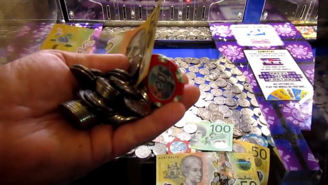 Aussie Coin Pusher EP 474  WOW I GOT LUCKY THERE