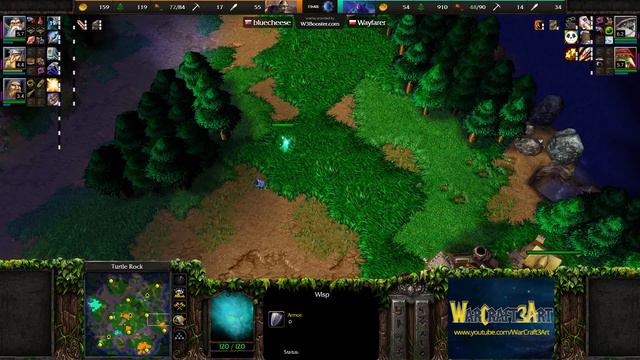 Smurf(NE) vs Commander(HU) - WarCraft 3 Frozen Throne - RN5466