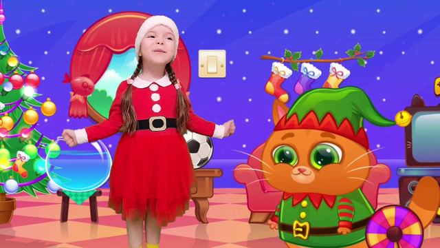 Сборник мультиков про Новый Год | Настя и котик Bubbu отмечают праздник