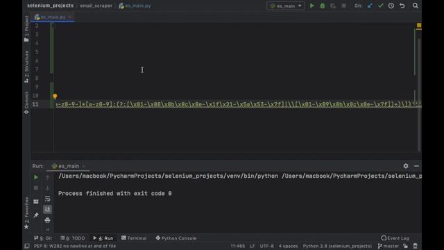 Scrape E-mails from any Website using Selenium in Python