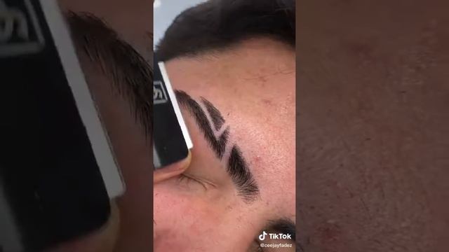 Eyebrows tattoo for men
