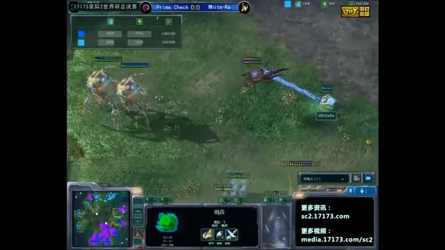 Prime.Check vs mouz.White-Ra on Lost Temple 3/3 17173.com Starcraft 2 World Cup