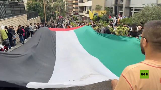 وقفات احتجاجية في الجامعات اللبنانية نصرة لغزة
