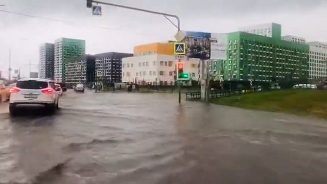 Москву затопило