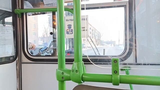 Череповец  Поездка на автобусе ЛиАЗ-5256.25 АЕ113_35 0915  Маршрут 1К