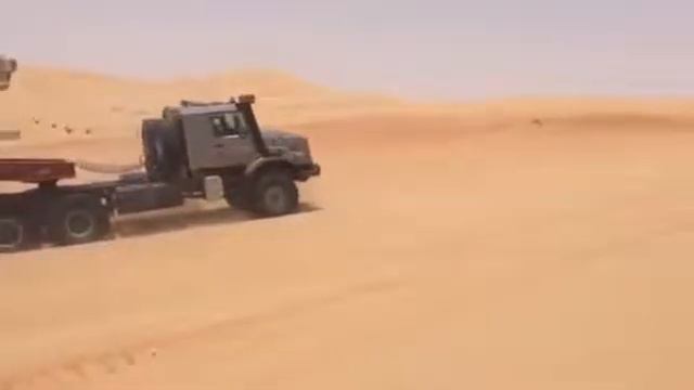 watch the MERSEDES ZETROS Truck power in SAHRA