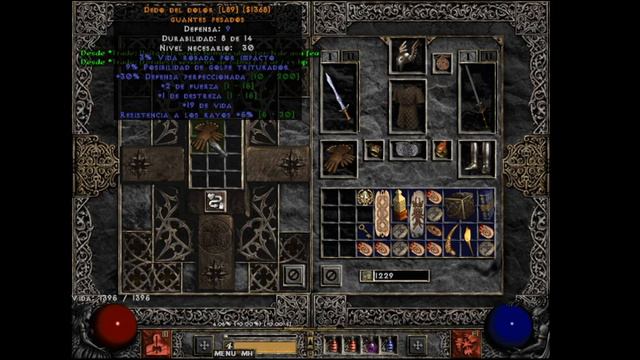 Guia craft guantes - Diablo II - Buscando unos guantes 2 skill java + 20 ias(velocidad de ataque)