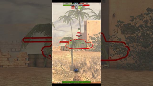 🔥Гриль 15 | 7779 DMG | Невидимый Убийца!🔥 #tanksblitz #shorts
