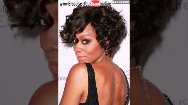 ☆ Anika Noni Rose Short Curly Bob Hairstyle X ☆ Style