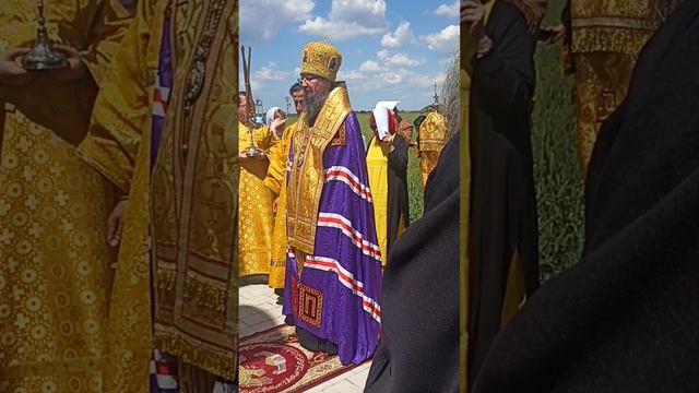 Освящение нового Поклонного Креста на въезде в Краснодарский край по трассе М-4 Дон - 21 мая 2024г.