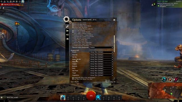 How To Manage Mount Skill Bar Visibility in Guild Wars 2