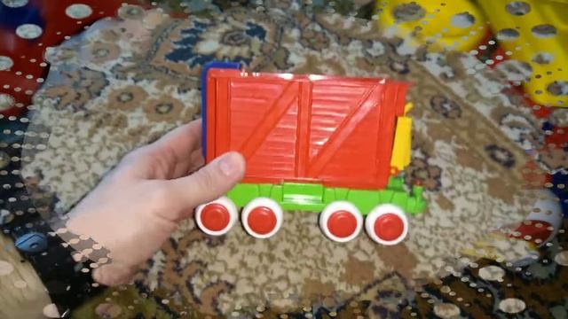 Детский игрушечный Паровоз с вагонами для самых маленьких, фирма Форма