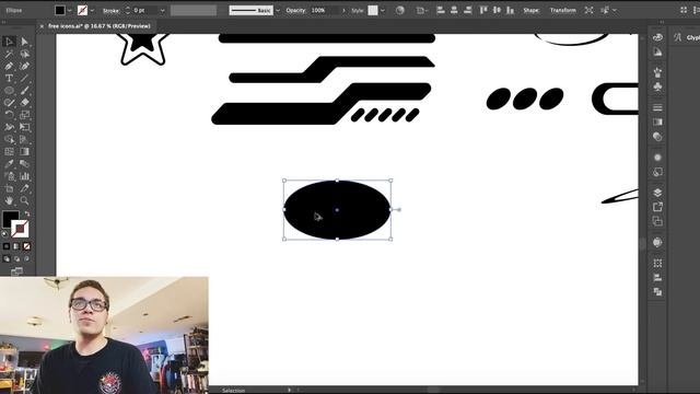 Creating a Y2K Vector Icon Assets Template in Adobe Illustrator free template in description