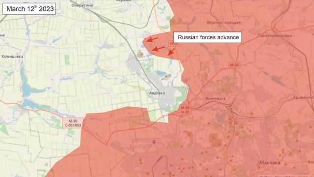 Battle of Avdiivka, March 11th - 12th, 2023