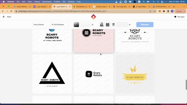 Turbologo ? AI Logo Generator Review by Scary Robots ?