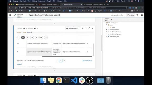 Databricks and DataStax Astra: Running a Databricks Notebook Against Astra