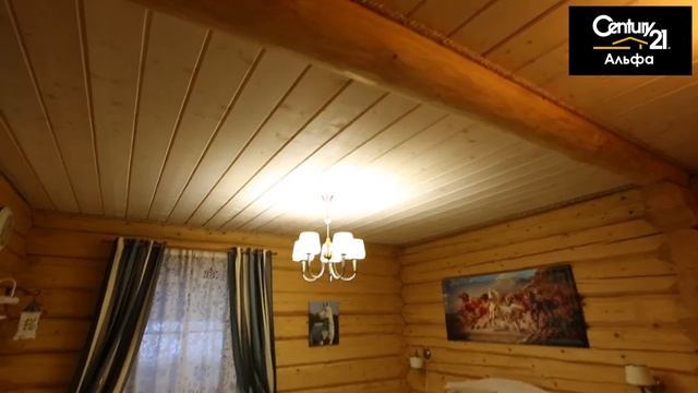 Рубленый дом из норвежского лафета в СНТ Родник