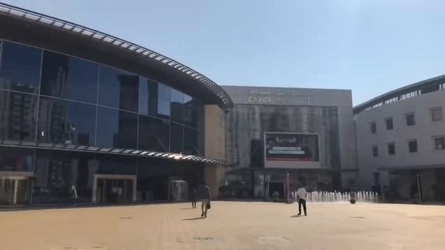 Dubai World Trade Center (DWTC)  Exhibition Area & Skyscrapers